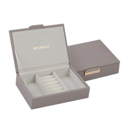  ROSSI - Кутия за бижута цвят сив.