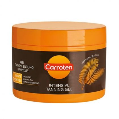 Carroten - Гел за тяло за интензивно потъмняване- Intensive Tanning Gel  150 ml.