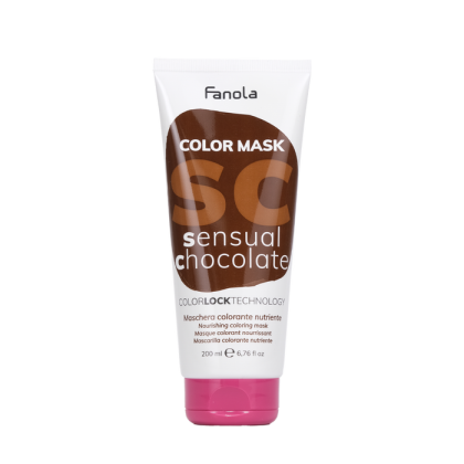 Fanola - Освежаваща и подхранваща маска с интензивен кафяв цвят SENSUAL CHOCOLATE.  200 ml.