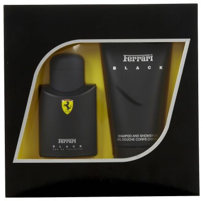 Ferrari -  Black  Set - EDT 75 ml + Shower Gel 150 ml - Подаръчен комплект  за мъже . 