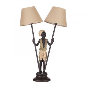 Tiva - Декоративна лампа - Негър.