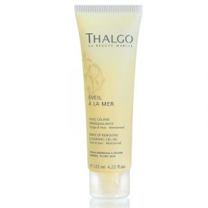 Thalgo -  EVEIL A LA MER - Make-Up Removing Cleansing Gel-Oil - измивно масло-гел за нормална и суха кожа за лице и околоочен контур за отсраняване и на водоустойчив грим. 125 ml.