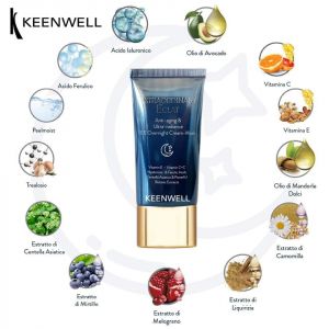 Keenwell - ANTI-AGING & ULTRA RADIANCE EE OVERNIGHT CREAM-MASK  - Регенерираща нощна  крем- маска  . 40 ml
