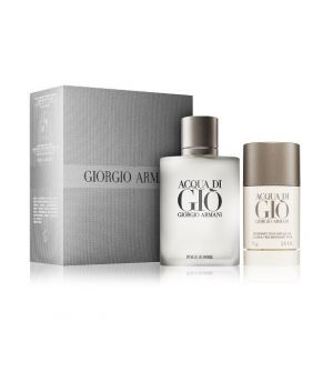 Giorgio Armani - Acqua di Gio  Homme SET - ЕDT 100 ml + Deostick 75 ml - Подаръчен комплект за мъже.