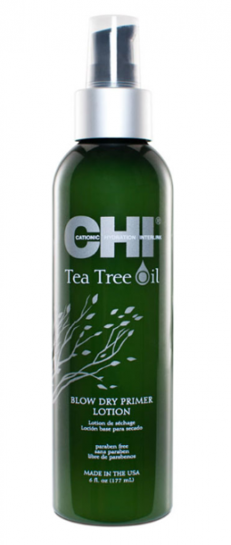 CHI - Tea Tree Oil Blow Dry Primer Lotion  - Термозащитен лосион с чаено дърво. 177 ml