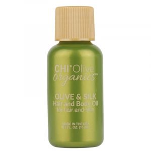 CHI - Olive Organics Olive & Silk Hair & Body Oil - Органично маслиново масло за коса и кожа  . 59 ml
