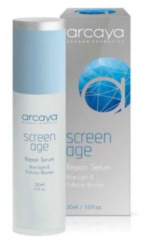 Arcaya  -  Screenage -  Регенериращ серум със защита от замърсявания, UV лъчи и синьо светлинно лъчение - 30ml