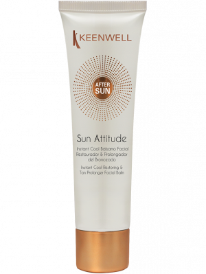 Keenwell - SUN ATTITUDE - Instant cool restoring & tan prolonger facial balm - Възстановяващ крем за лице за дълготраен тен за след слънце. 60 ml.