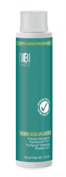 DIBI  -  Измивна пудра 2 в 1 за комбинирана и мазна кожа / 2 in 1 purifying powder cleanser  Pure Equalizer. 100 gr