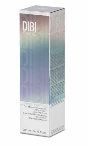 DIBI  -  Почистваща пяна за лице / Supreme light uniforming* eco-mousse cleanser White Science. 200ml
