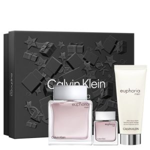 Calvin Klein -  Euphoria Men Gift Set  EDT 100 ml & EDT 15 ml & ASB 100 ml - Подаръчен комплект за мъже.
