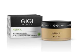 GIGI - RETIN A - MIRACLE MOIST SKIN SOAP BAR  - Сапунен бар за хидратация и сияйна кожа. 100 ml
