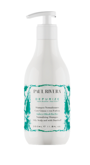 Paul Rivera - DEPURIZE - Normalizing Shampoo – Нормализиращ шампоан против пърхот и мазен скалп. 350 ml