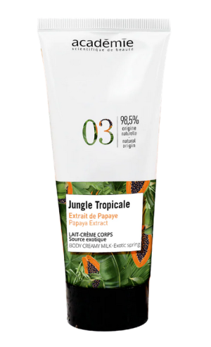 Académie - Копринен крем за тяло с папая Jungle. 100 ml