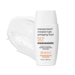 Mesoestetic - Минерален слънцезащитен матиращ флуид SPF 50+ / Mineral matt antiaging fluid . 50 ml