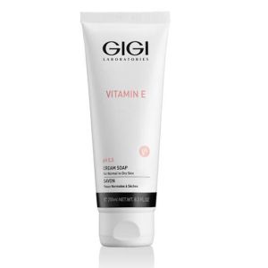 GIGI - VITAMIN E – CREAM SOAP- Почистващ крем гел за лице рн 5.5 за нормална и суха кожа . 250 ml