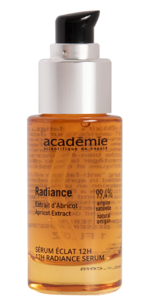 Académie -  Radiance - 12 ч. Бустер серум за лице за уморена кожа с екстракт от кайсия. 30 ml