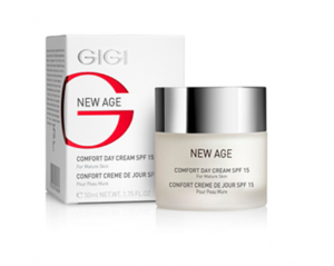 GIGI - NEW AGE - COMFORT DAY CREAM  SPF15 - Дневен анти-ейдж крем с фитоестрогени . 50 ml