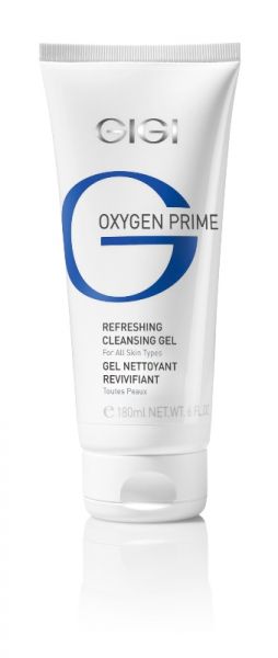 GIGI - OXYGEN PRIME – REFRESHING CLEANSING GEL - Кислороден почистващ гел за лице . 180 ml