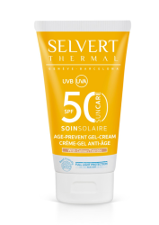 Selvert Thermal  - Sun Care  Age Prevent Gel-Cream with Colour SPF 50 - Гел-крем за лице  и деколте с цвят с висока защита. 50ml