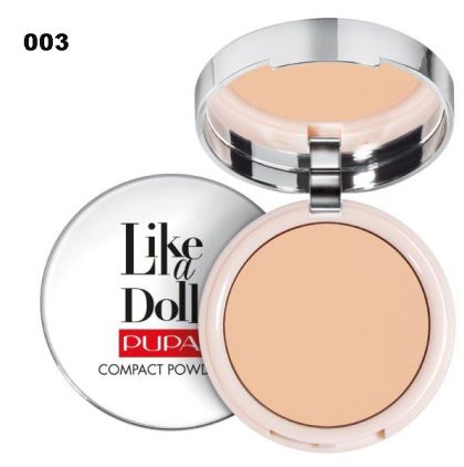 Pupa - Компактна Пудра – Ефект „Втора Кожа“ - Like a Doll – Nude Skin Compact Powder.