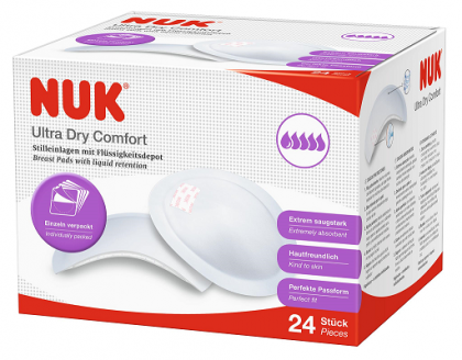 NUK - Подплънки за кърмачка 24 бр. - Ultra Dry.