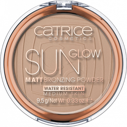 Catrice - Матираща пудра бронз Sun Glow водоустойчива