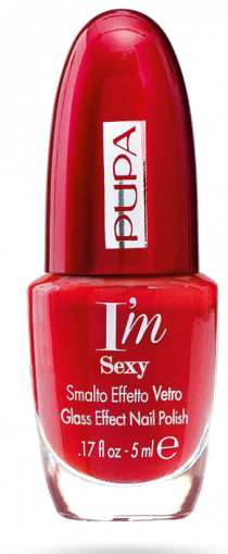 Pupa - RED POWER - I`M SEXY NAIL POLISH - Лак за Нокти със Стъклен Финиш.