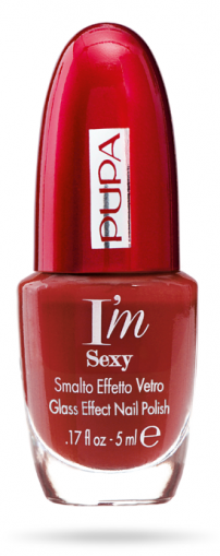 Pupa - RED POWER - I`M SEXY NAIL POLISH - Лак за Нокти със Стъклен Финиш.