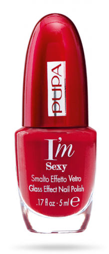 Pupa - RED POWER - I`M SEXY NAIL POLISH - Лак за Нокти със Стъклен Финиш.