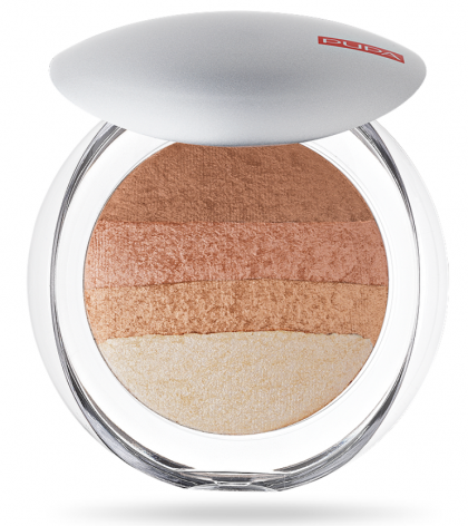 Pupa  - Luminys baked all over - Illuminating blush-powder  - Пудра , руж., хайлайтър за лице.