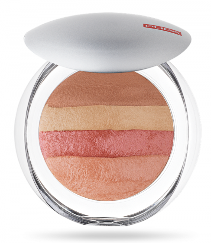 Pupa  - Luminys baked all over - Illuminating blush-powder  - Пудра , руж., хайлайтър за лице.