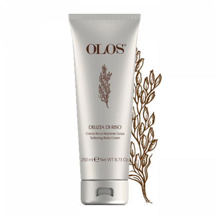Olos - Delizia di Riso - Softening Body Cream - Омекотяващ крем за тяло. 250 ml