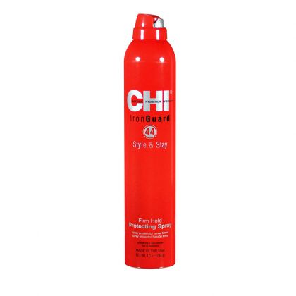 CHI - 44 Iron Guard  Style and Stay   - Термозащитен лак за коса силна фиксация. 284 ml