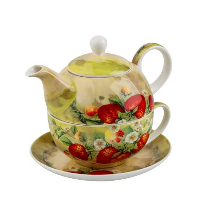 Lancaster - Комплект от чаша и чайник - Ягоди.