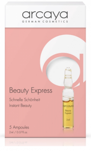 Arcaya  -  Beauty Express  -   Ампули Бюти Експрес за незабавно изглаждане и анти стрес ефект върху кожата. 5x2 ml