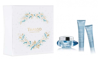 Thalgo - Коледен Подаръчен комплект Блясък  SOURCE MARINE  - за ексфолиране и  хидратация на нормална и смесен тип кожа на лицето.