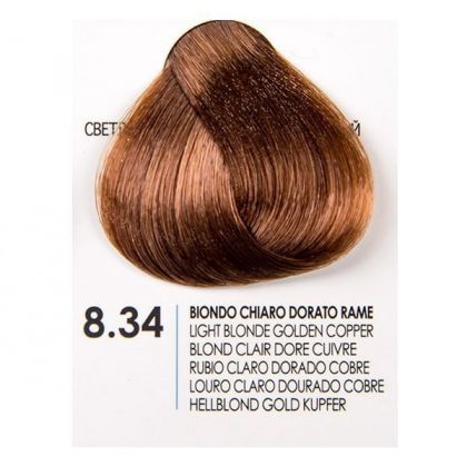 Fanola - Prestige Colour - Боя за коса обогатена с Гинко Билоба - Golden [.3 Series], Golden Copper [.34 Series], Copper [.4 Series],  Copper Golden [.43 Series], Intense Copper [.44 Series], Copper Red [.46 Series]
