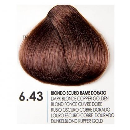 Fanola - Prestige Colour - Боя за коса обогатена с Гинко Билоба - Golden [.3 Series], Golden Copper [.34 Series], Copper [.4 Series],  Copper Golden [.43 Series], Intense Copper [.44 Series], Copper Red [.46 Series]