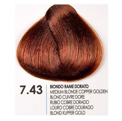 Fanola - Prestige Colour - Боя за коса обогатена с Гинко Билоба - Golden [.3 Series], Golden Copper [.34 Series], Copper [.4 Series],  Copper Golden [.43 Series], Intense Copper [.44 Series], Copper Red [.46 Series]