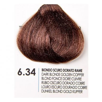 Fanola - Prestige Colour - Боя за коса обогатена с Гинко Билоба - Golden [.3 Series], Golden Copper [.34 Series], Copper [.4 Series],  Copper Golden [.43 Series], Intense Copper [.44 Series], Copper Red [.46 Series]