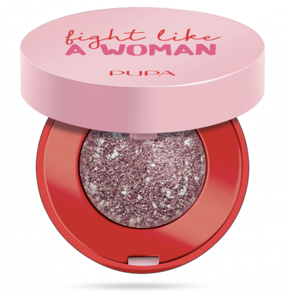 Pupa -  FIGHT LIKE A WOMAN DUAL CHROME EYESHADOW - Блестящи сенки за Очи с двоен ефект.