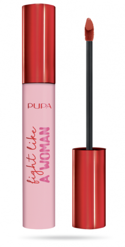 Pupa -  FIGHT LIKE A WOMAN I'M LIPSTICK - Течно Червило гланц  с Винил Финиш.