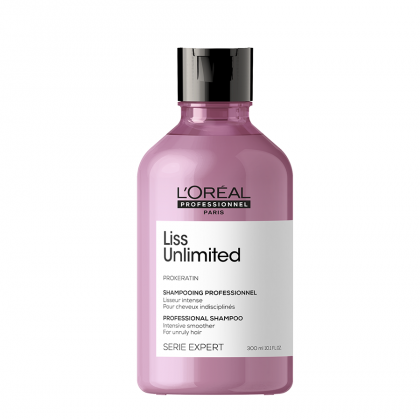L`Oreal Professionnel  Liss Unlimited  Shampoo - Изглаждащ шампоан за непокорна коса. 300  ml