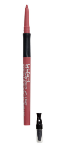 Gosh -  Автоматичен молив за устни с гума и острилка  The Ultimate lipliner - with a twist/ различни цветове