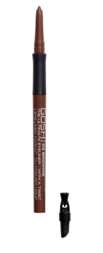 Gosh - The Ultimate Eyeliner - with a twist/ Автоматичен молив за очи с гума и острилка