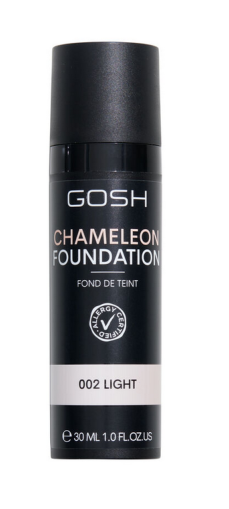 Gosh - CHAMELEON FOUNDATION - адаптиращ се към цвета на кожата фон дьо тен.