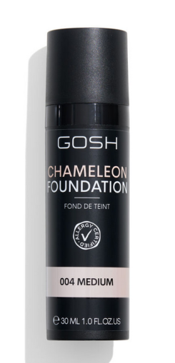 Gosh - CHAMELEON FOUNDATION - адаптиращ се към цвета на кожата фон дьо тен.