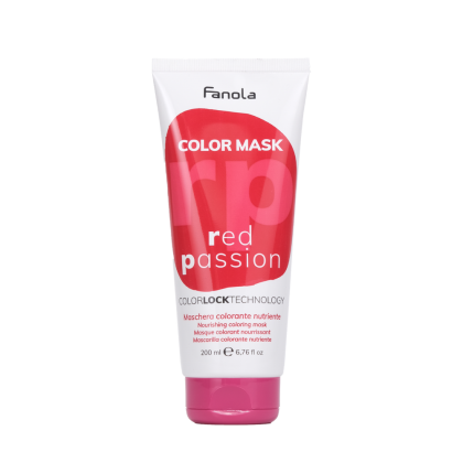 Fanola - Освежаваща и подхранваща маска с интензивен коралово червен цвят RED PASSION. 200 ml.