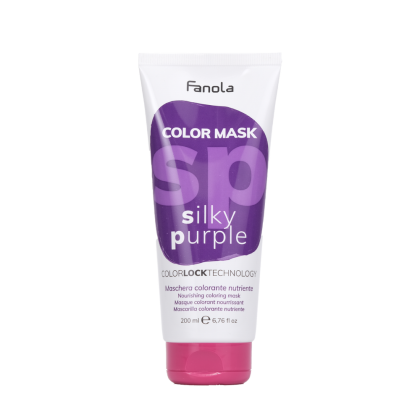Fanola - Освежаваща и подхранваща маска с  лилав  цвят SILKY PURPLE.. 200 ml.